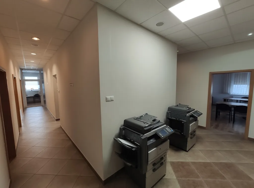 Róg w korytarzu na 1. piętrze